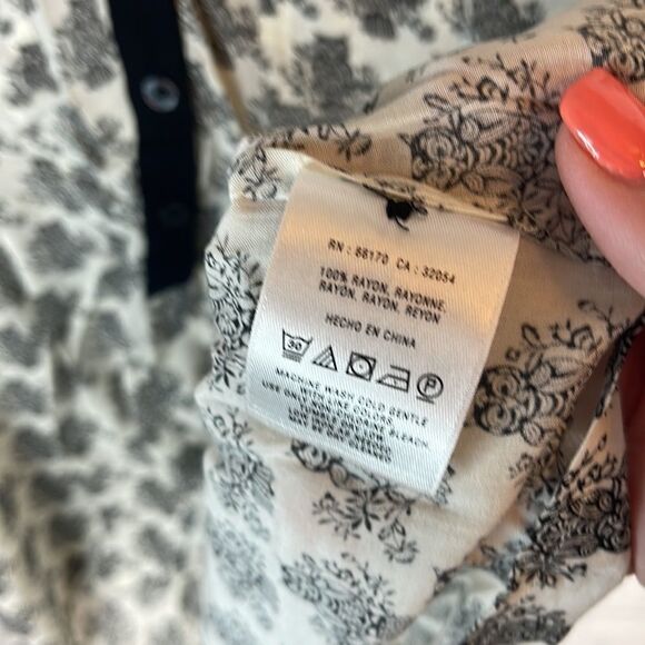 Anthropologie Owl Button Down Blouse - Picture 5 of 7